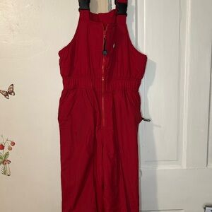 Vintage L.L. Bean Kids Red Snow Pants